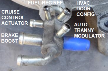 1990 Aerostar transmission / vacuum hose problem - Ford Truck