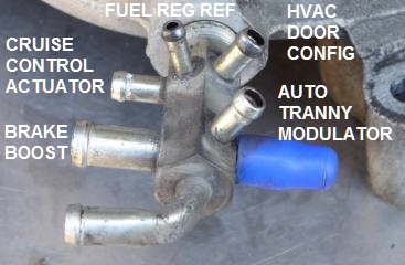 vacuum transmission hose ford aerostar 1990 problem reply